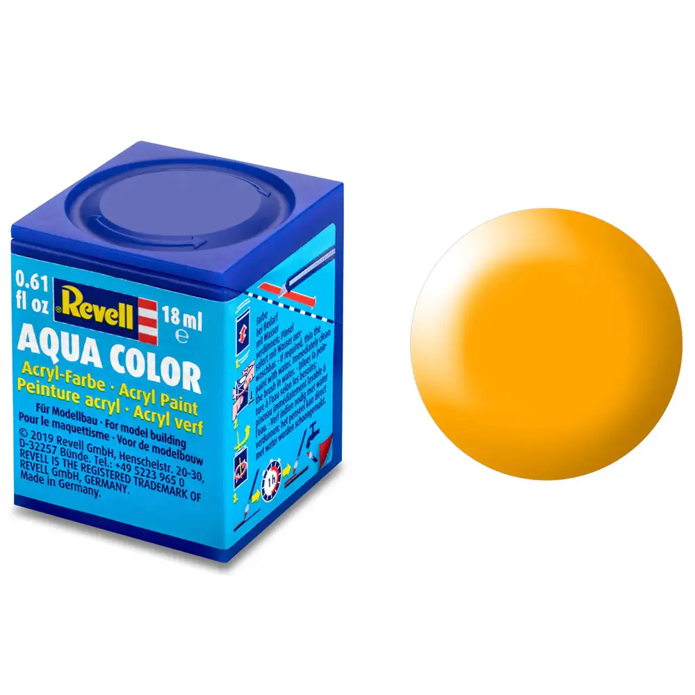 aqua color, yellow, silk, 18ml