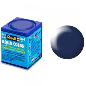 Aqua Color, Dark Blue, Silk, 18ml