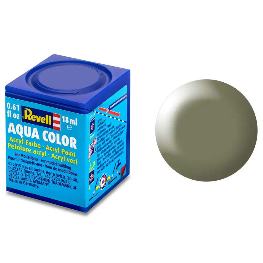aqua color, greyish green, silk, 18ml
