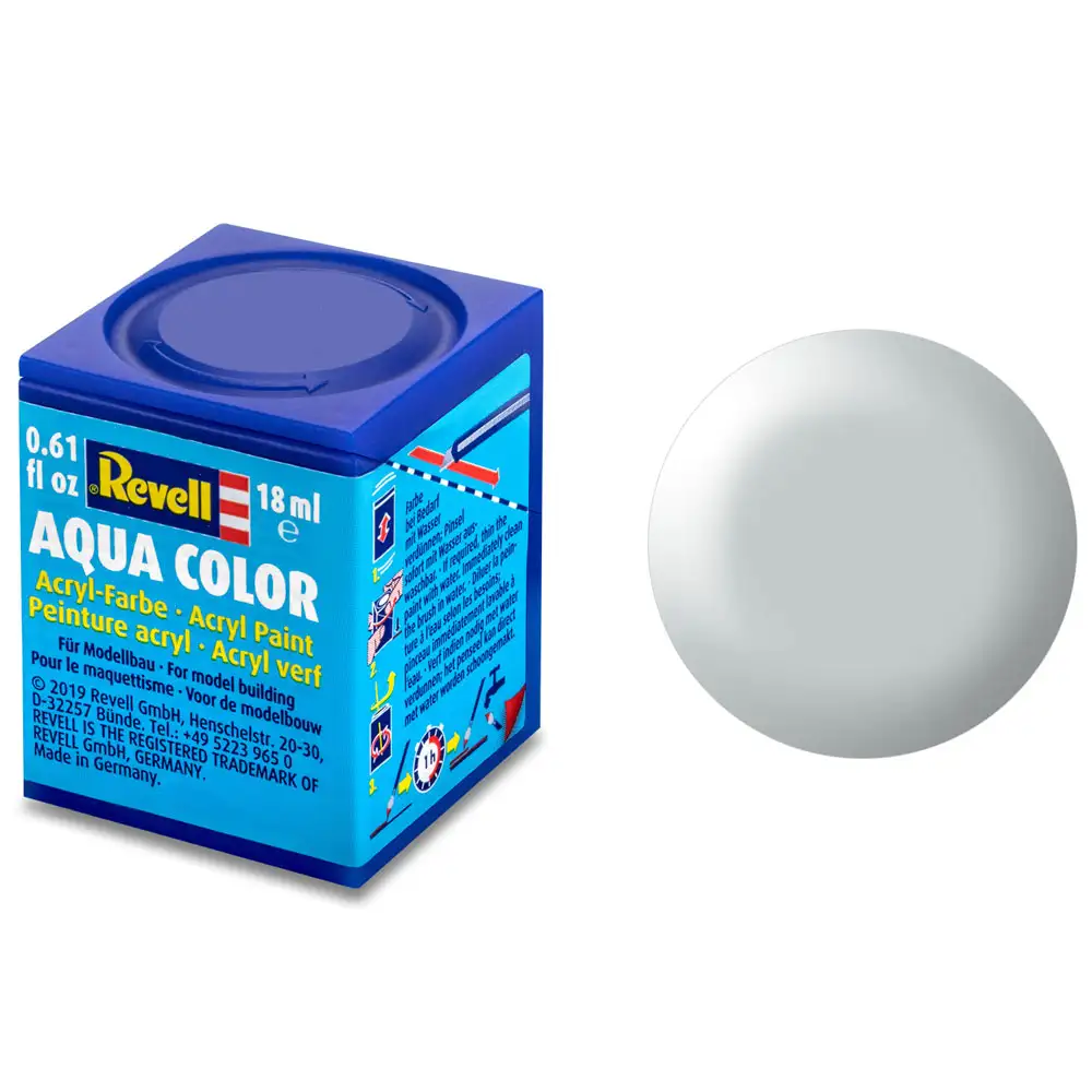 aqua color, light grey, silk, 18ml