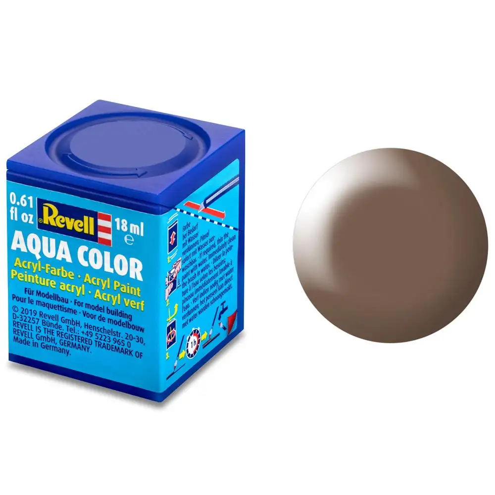 aqua color, brown, silk, 18ml