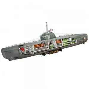 U-BOOT TYP XXI U 2540 WITH INTERIOR