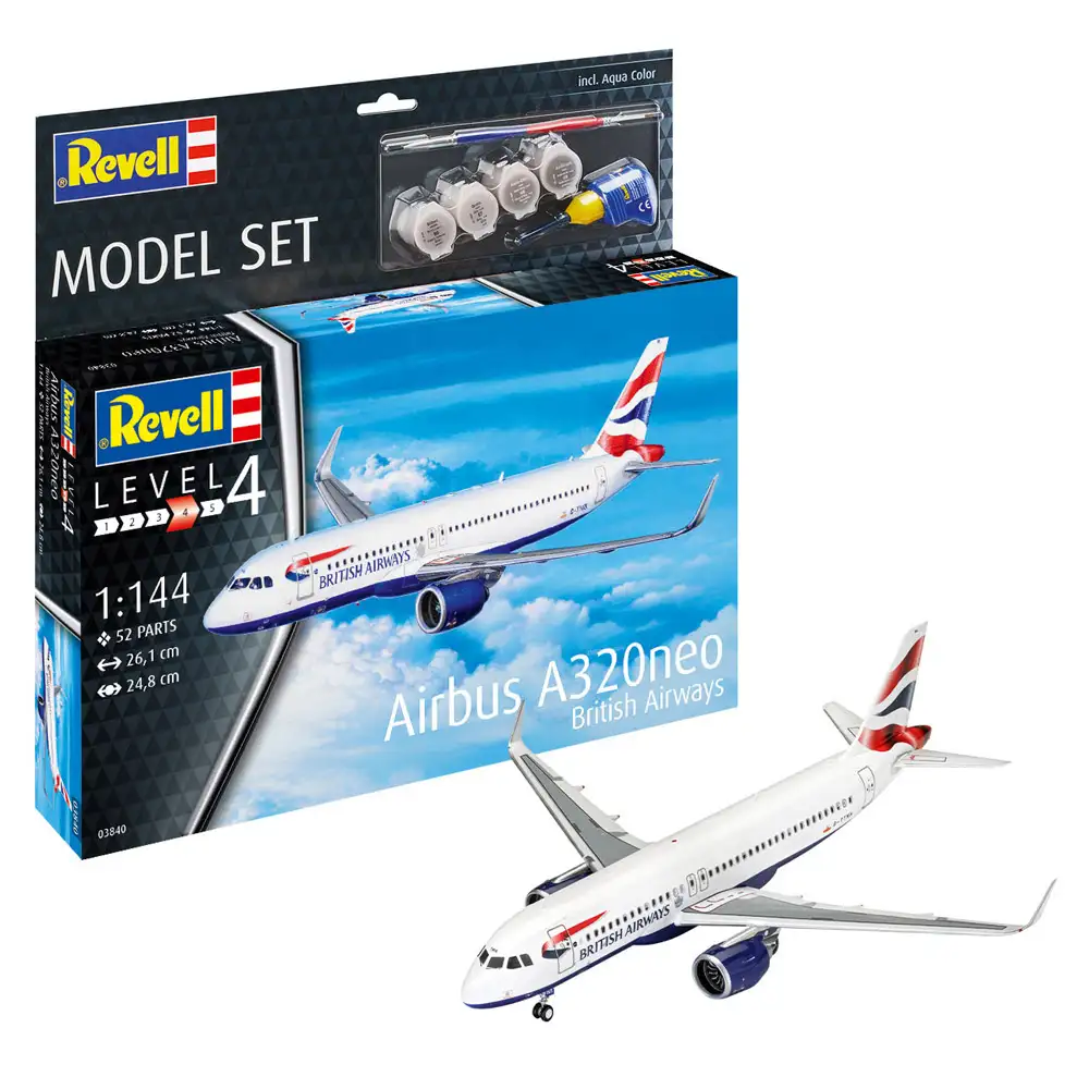 model set airbus a320 neo british airways