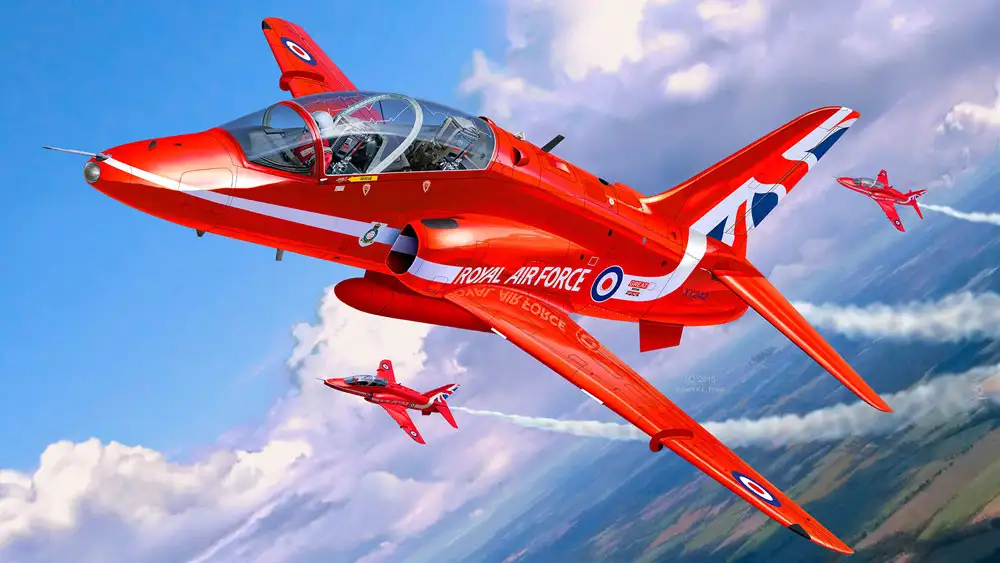 model set bae hawk t.1 red arrows