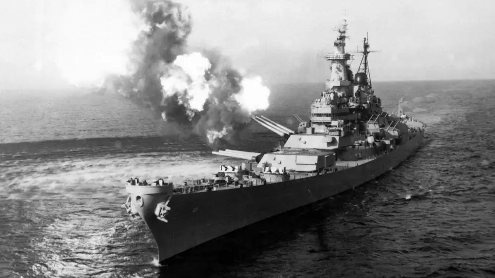 model set battleship u.s.s. missouri(wwii)