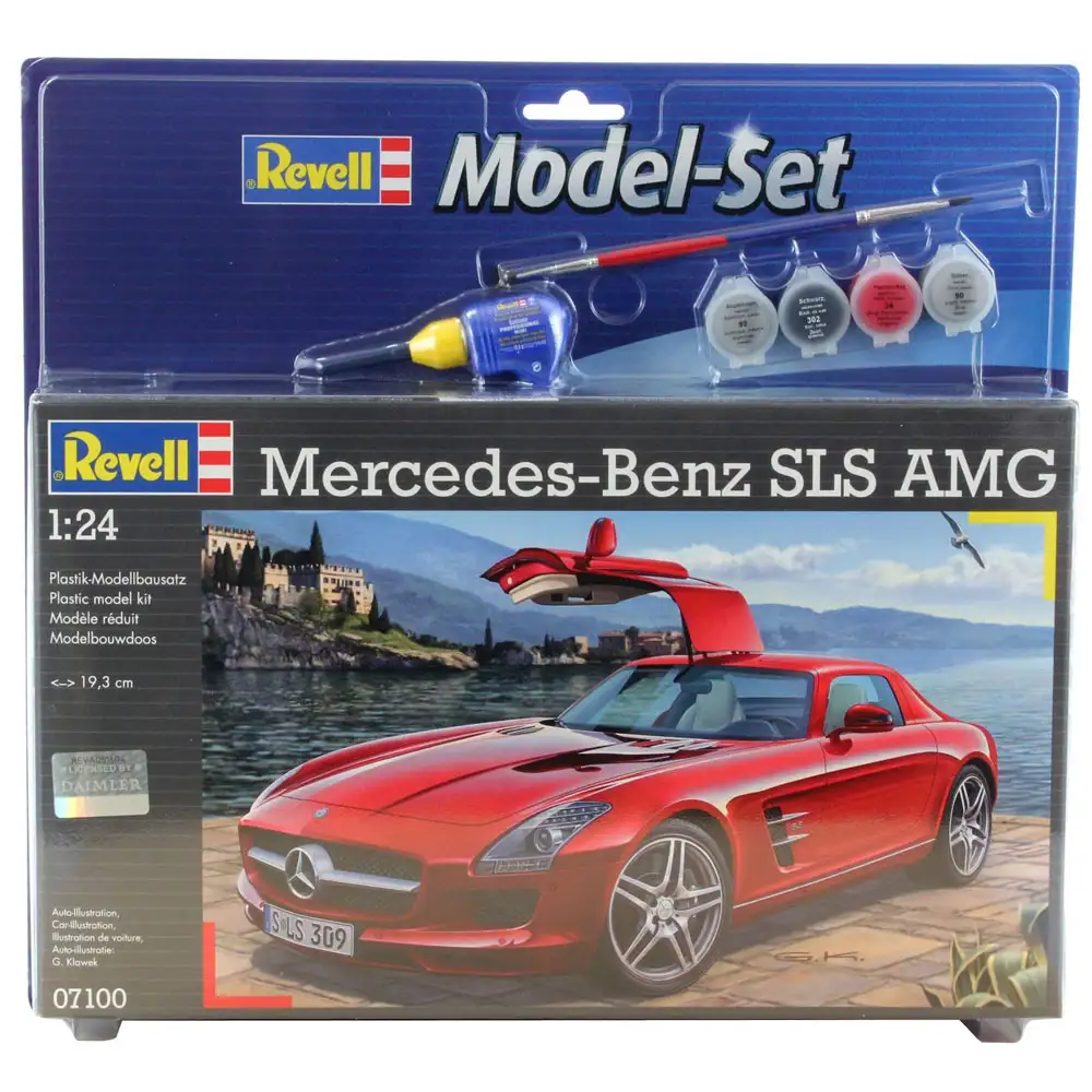 model set mercedes sls amg