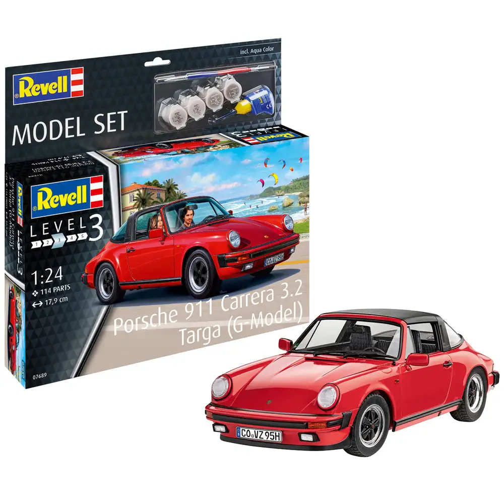 model set porsche 911 carrera 3.2 targa (g-model)