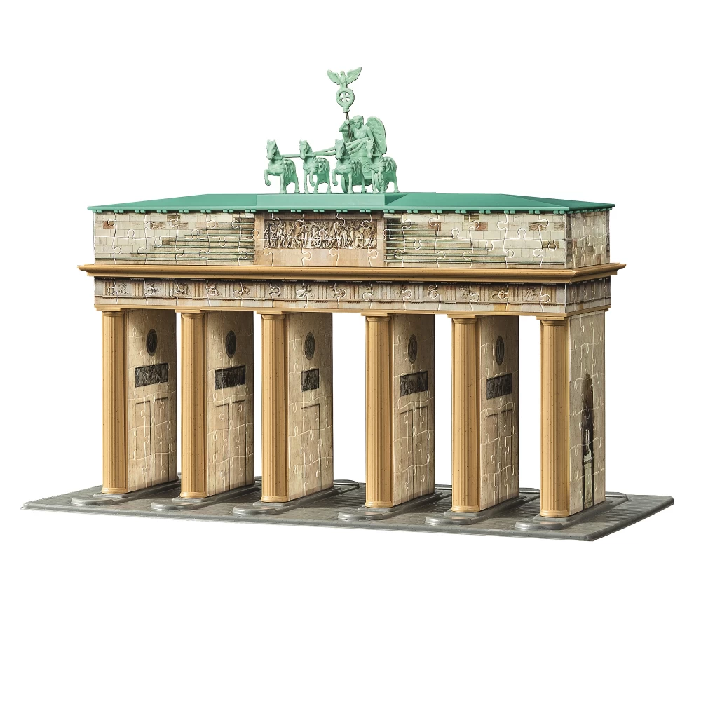 puzzle ravensburger 3d - poarta brandenburg, 324 piese