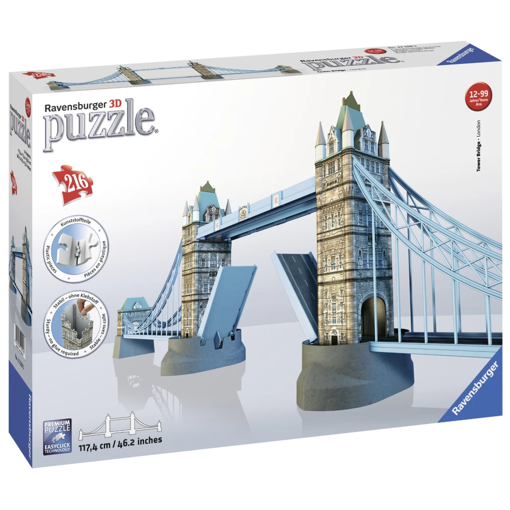 puzzle 3d tower bridge, 216 piese