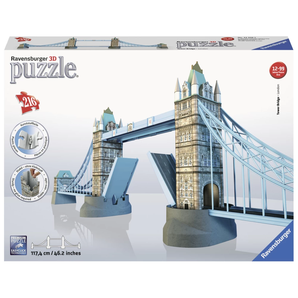 puzzle 3d tower bridge, 216 piese