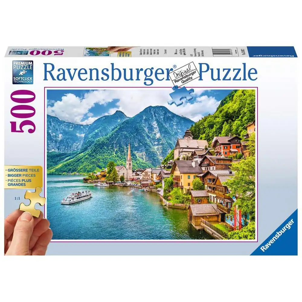 puzzle hallstatt austria, 500 piese