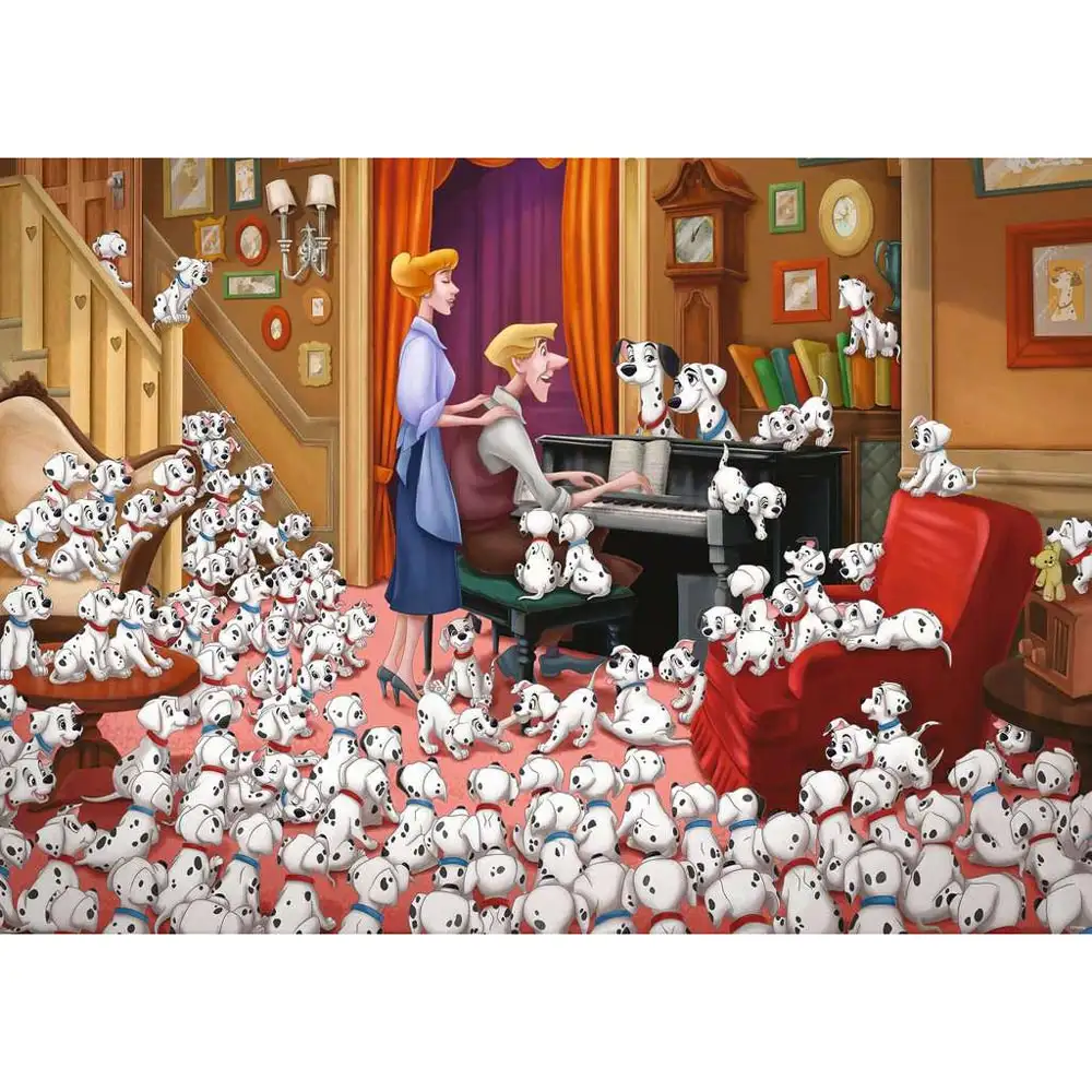 puzzle 101 dalmatieni, 1000 piese