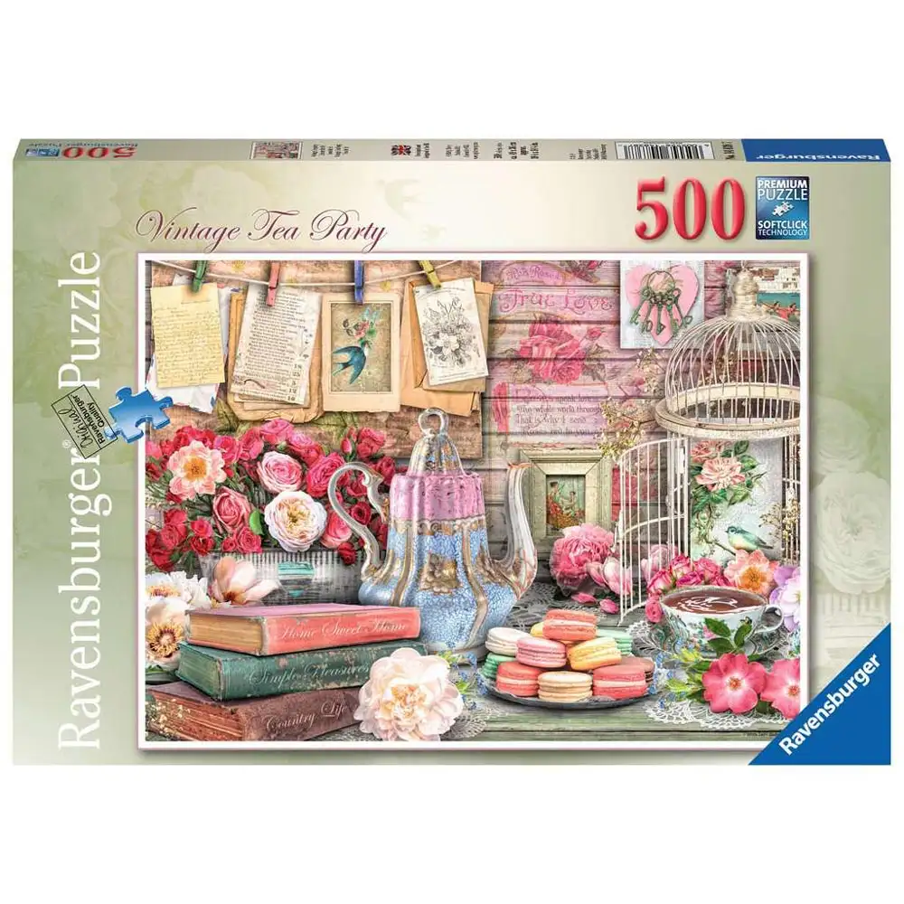 puzzle petrecere cu ceai, 500 piese