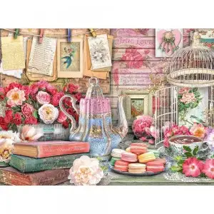 PUZZLE PETRECERE CU CEAI, 500 PIESE