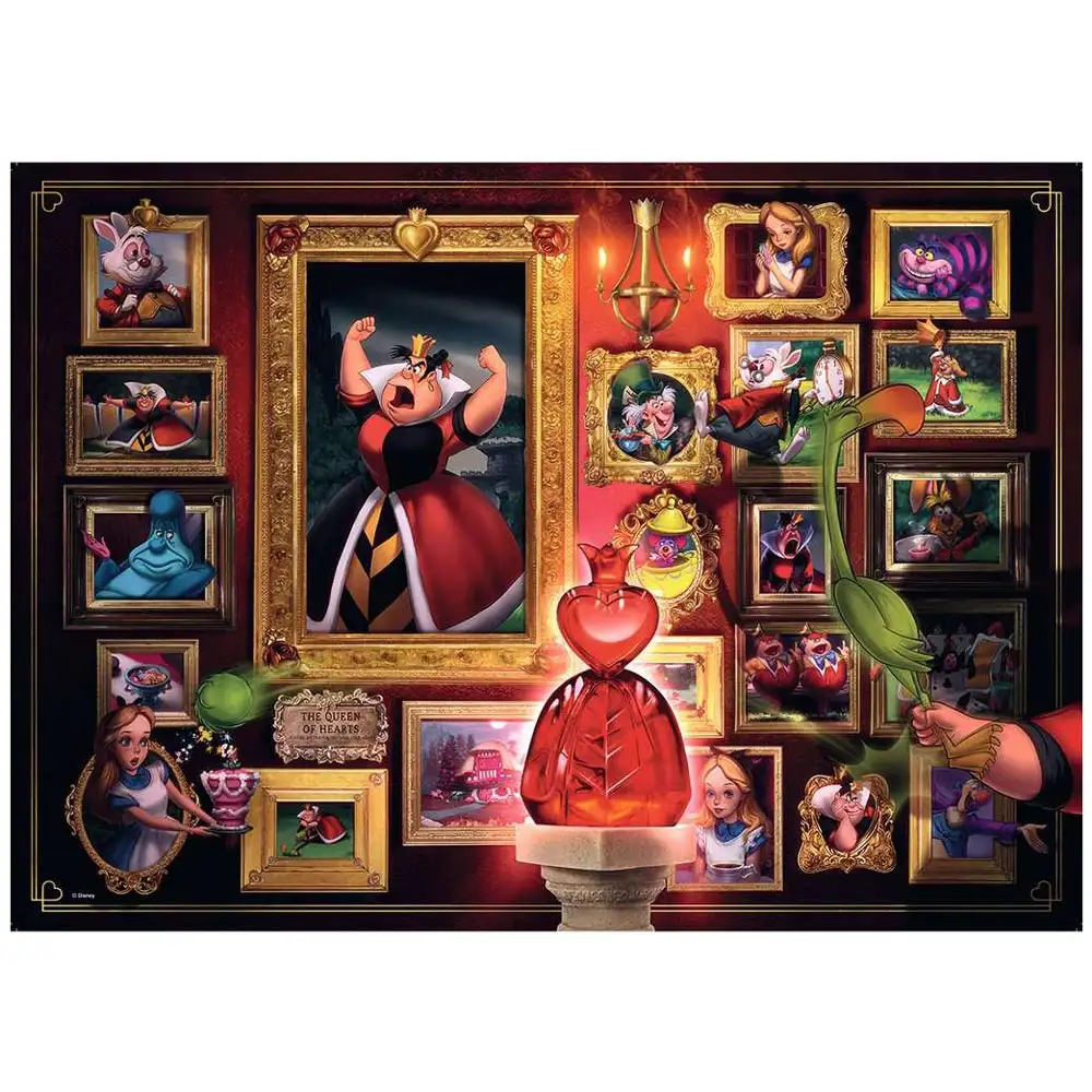 puzzle villainous regina inimilor, 1000 piese