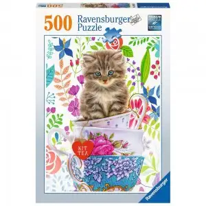 PUZZLE PISICUTA IN CEASCA, 500 PIESE