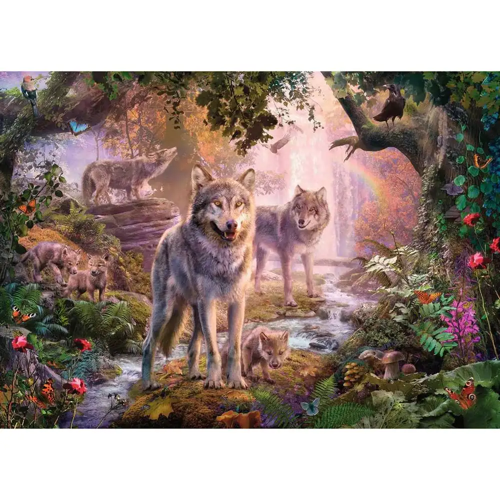 puzzle haita lupi, 1000 piese