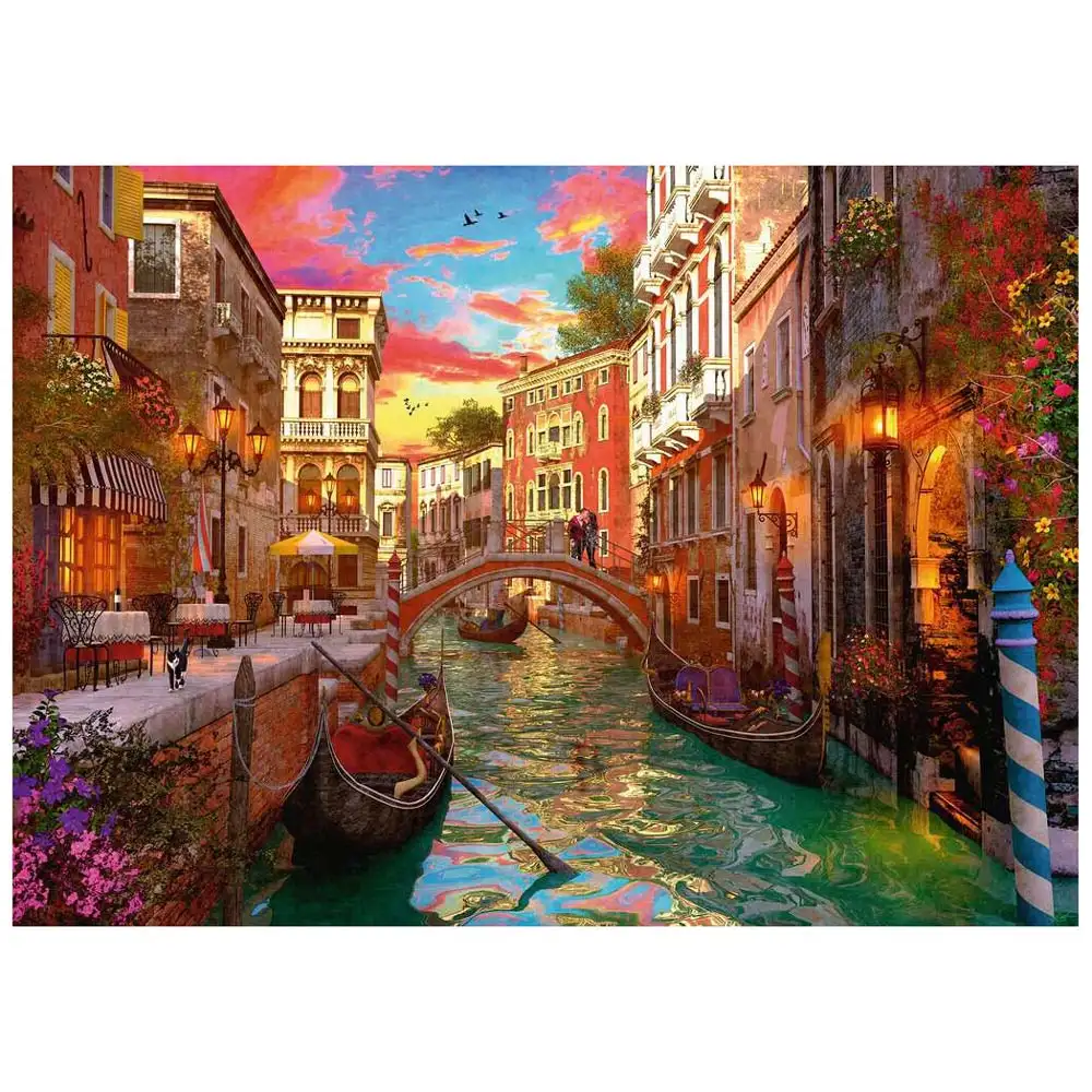 puzzle venetia romantica,1000 piese