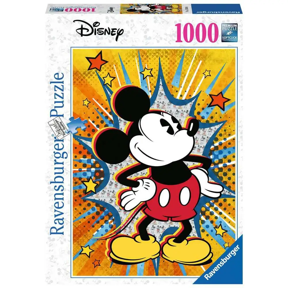 puzzle retro mickey, 1000 piese