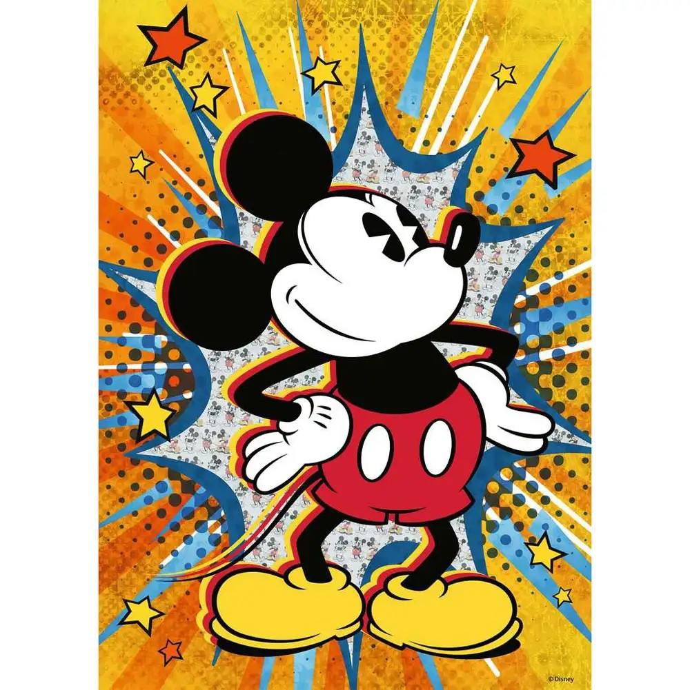 puzzle retro mickey, 1000 piese