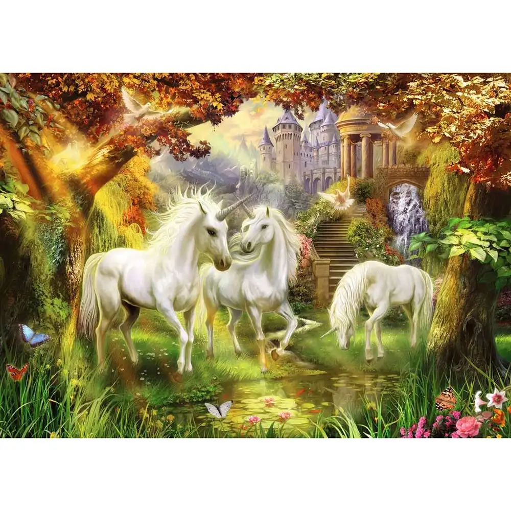 puzzle unicorni, 1000 piese