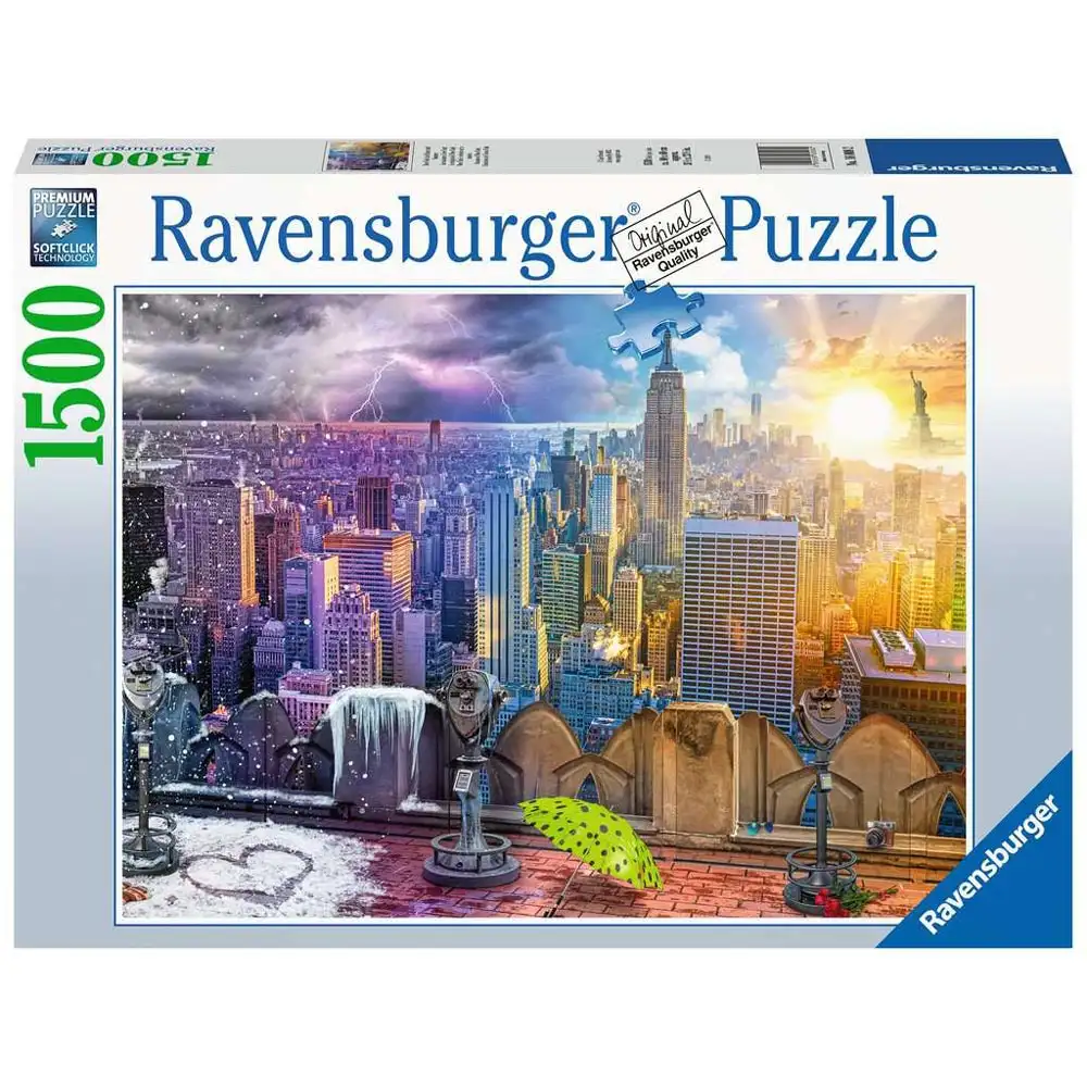 puzzle 4 anotimpuri new york, 1500 piese