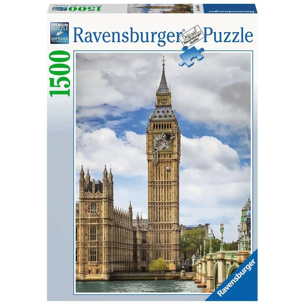 puzzle pisica in big ben, 1500 piese
