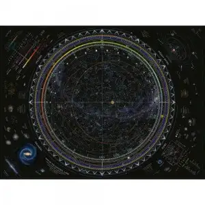 PUZZLE HARTA UNIVERSULUI, 1500 PIESE