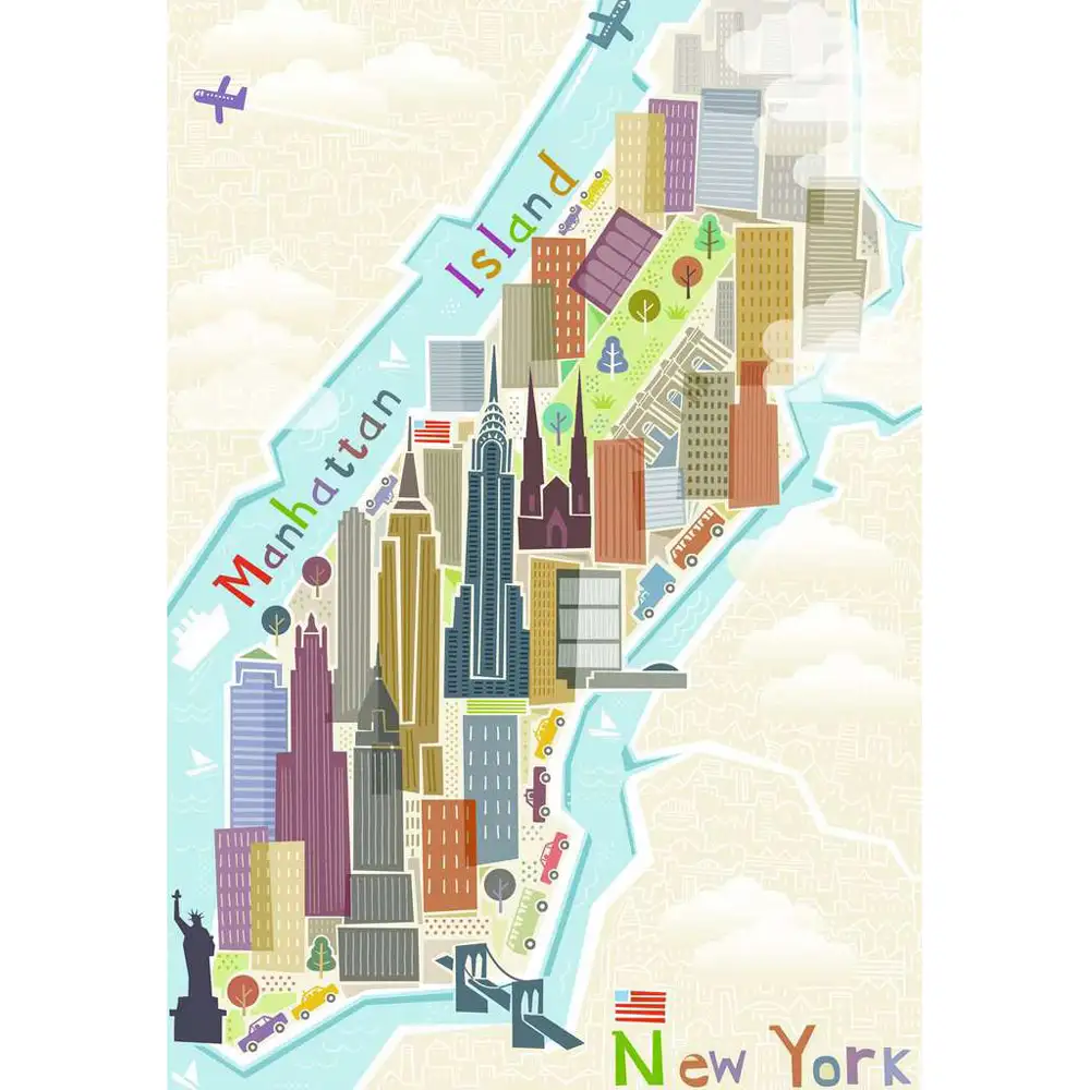 puzzle new york, 99 piese