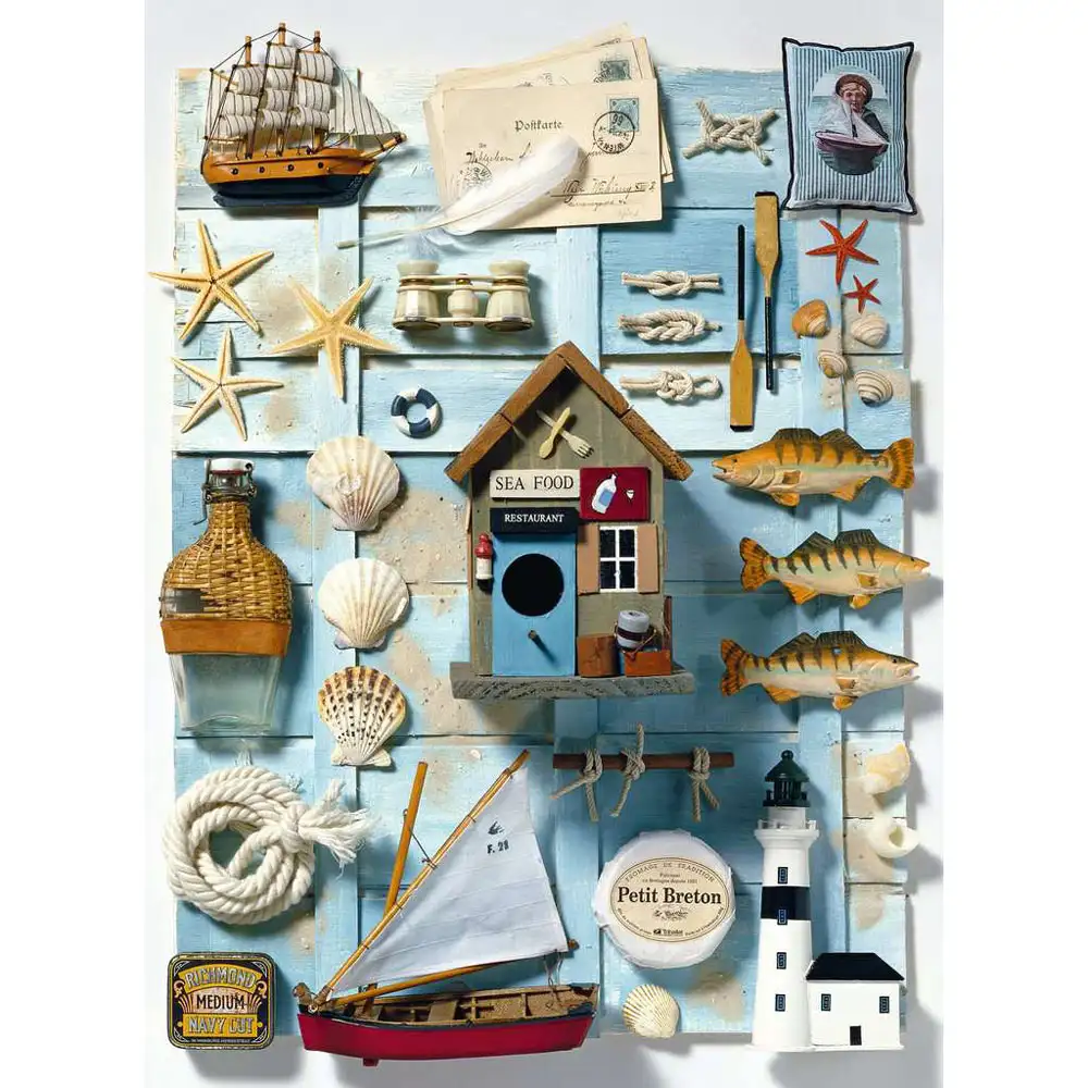 puzzle lucruri marinaresti, 500 piese