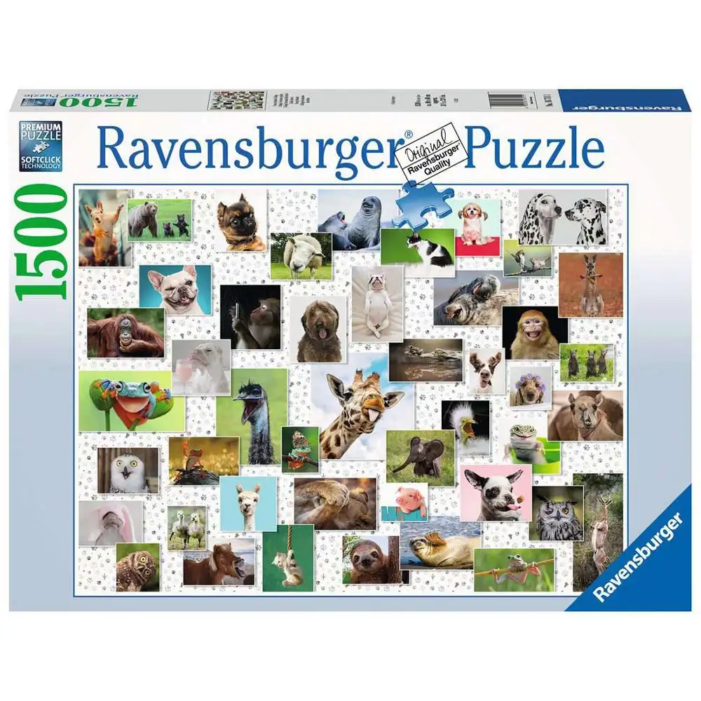 puzzle colaj cu animale, 1500 piese