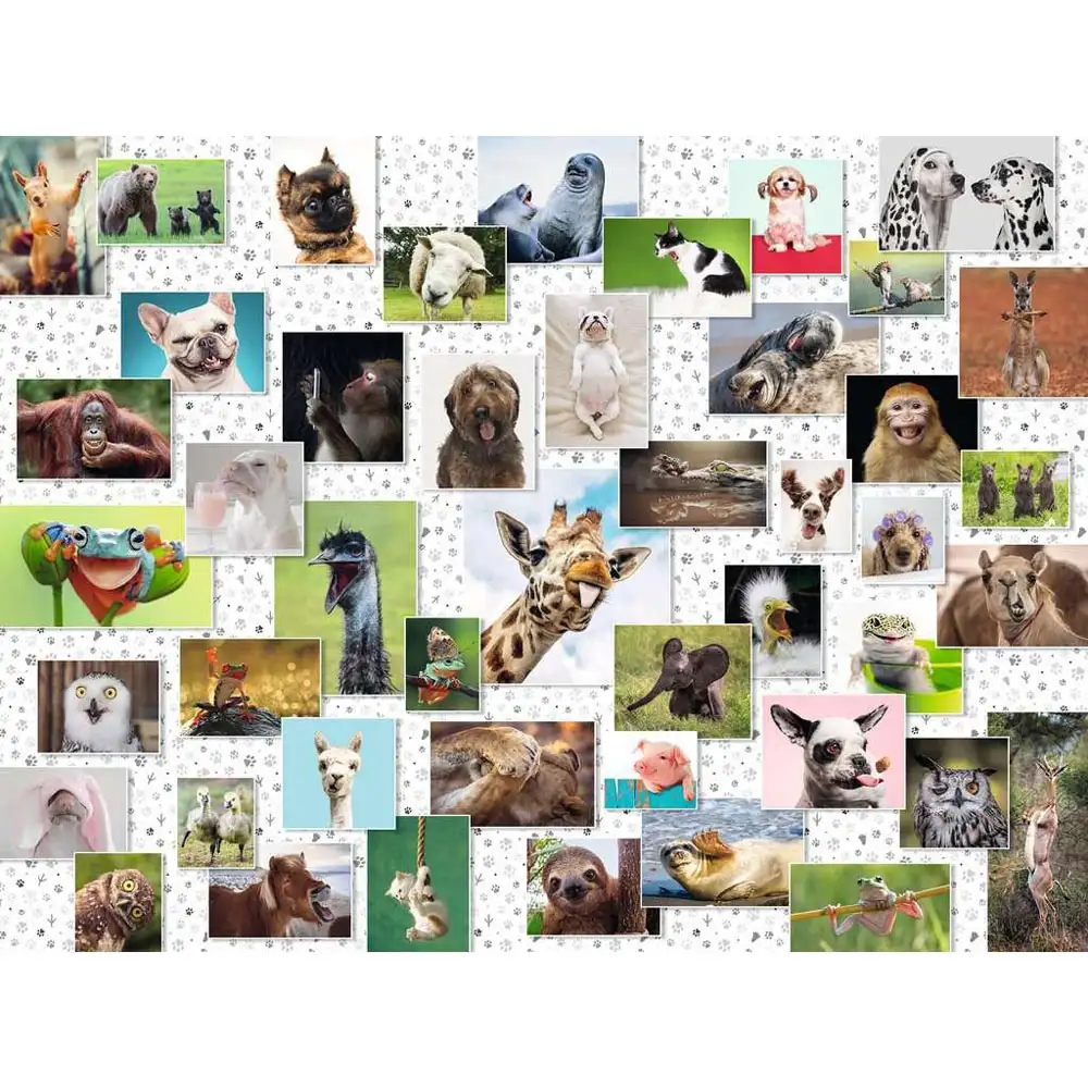 puzzle colaj cu animale, 1500 piese