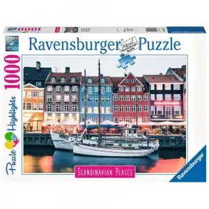 PUZZLE COPENHAGA DANEMARCA, 1000 PIESE