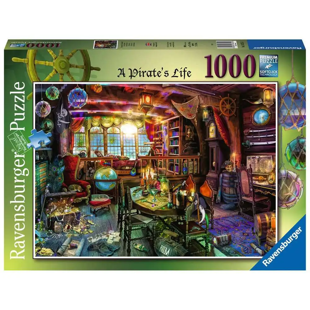 puzzle viata de pirat, 1000 piese