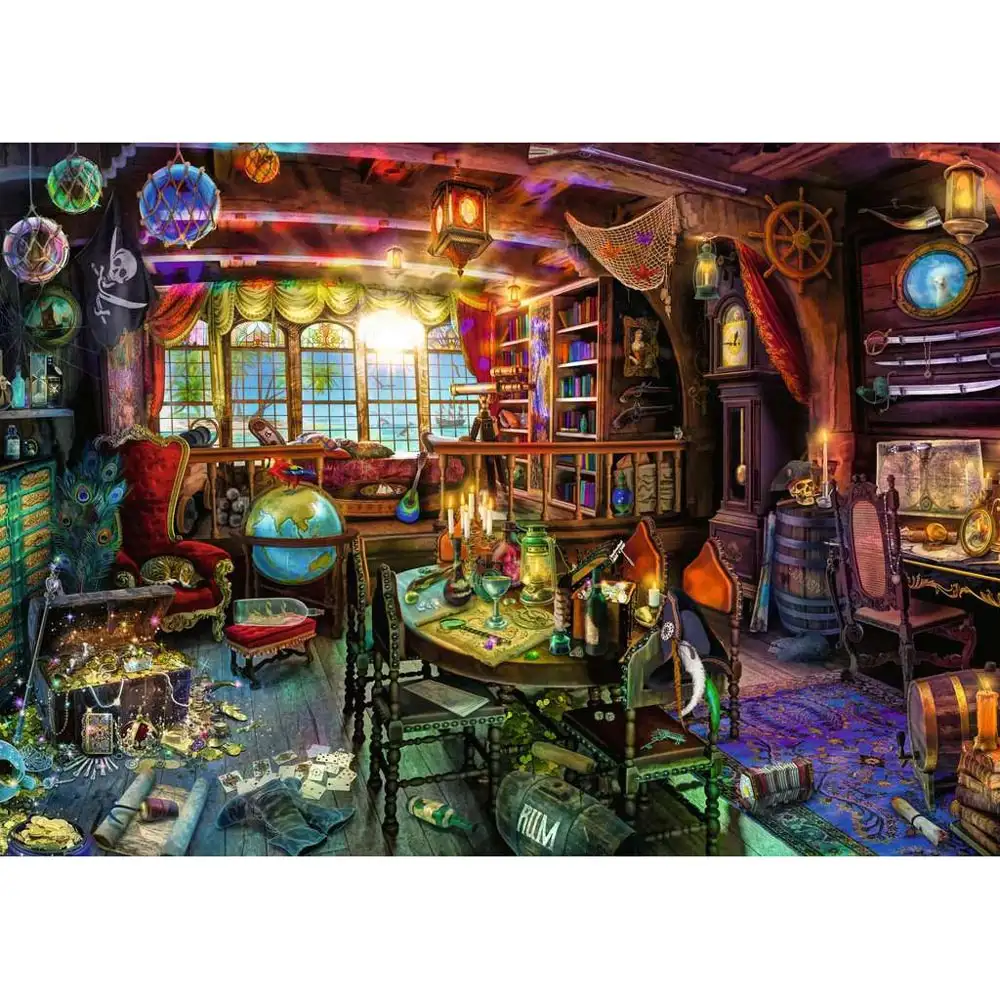 puzzle viata de pirat, 1000 piese