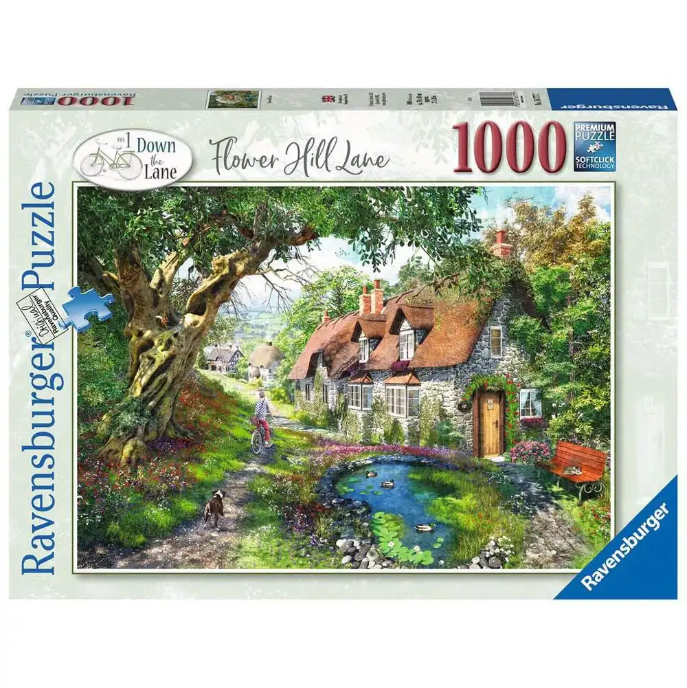 puzzle casuta pe deal, 1000 piese