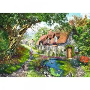 PUZZLE CASUTA PE DEAL, 1000 PIESE
