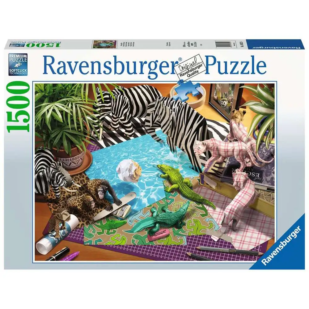 puzzle aventura origami, 1500 piese