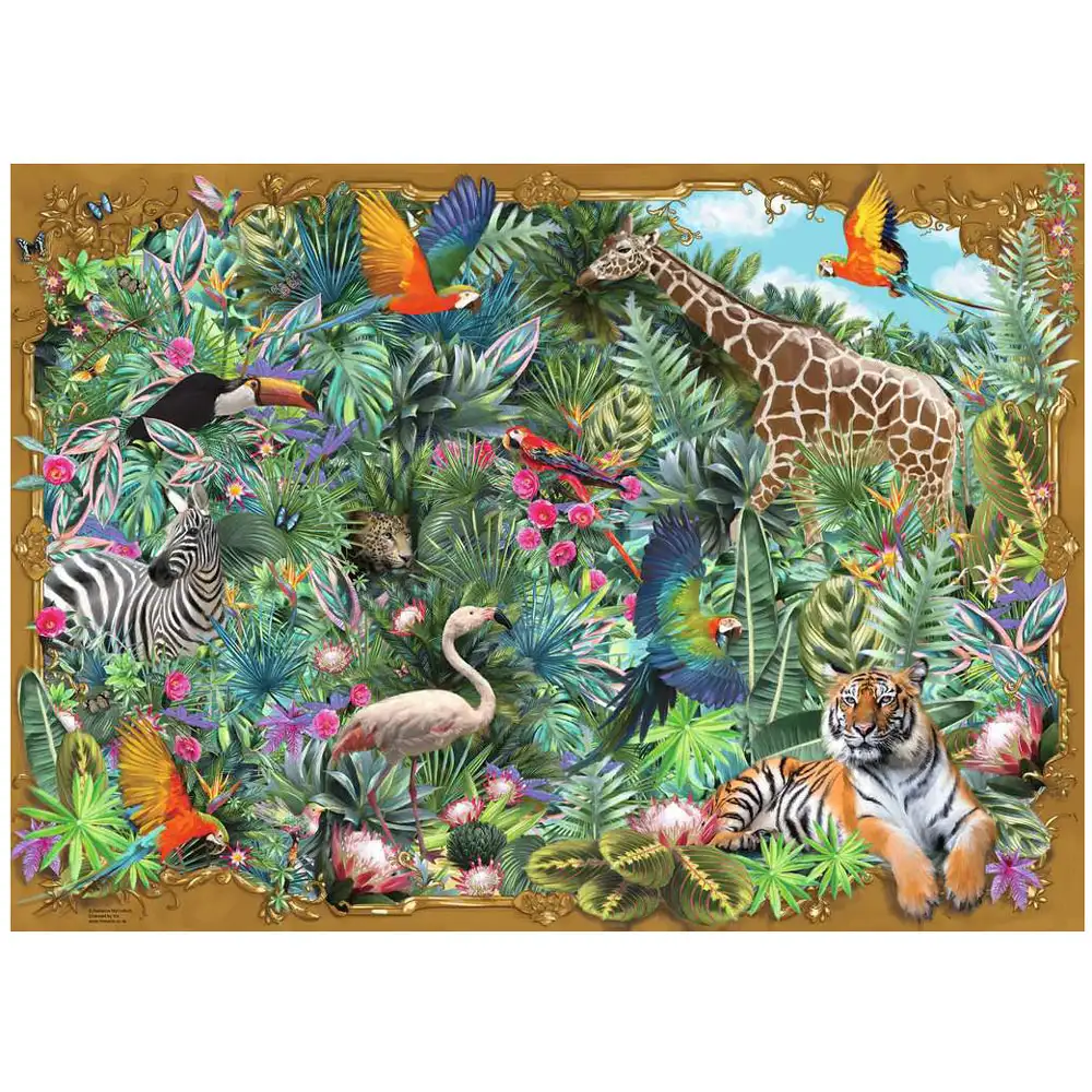 puzzle in salbaticie, 1000 piese