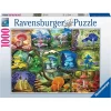 PUZZLE CIUPERCI COLORATE, 1000 PIESE