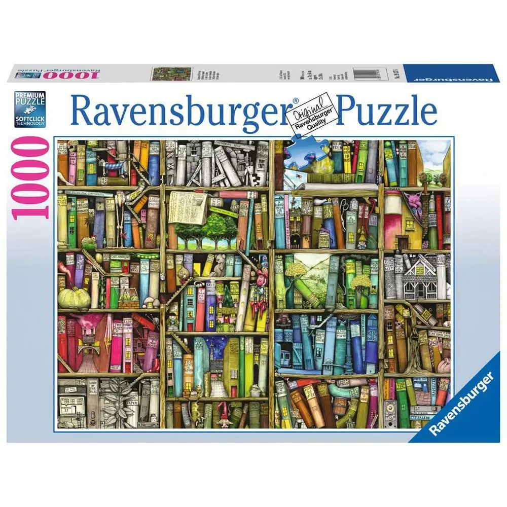 puzzle libraria bizara, 1000 piese