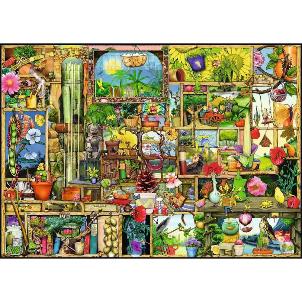 puzzle coltul gradinarului, 1000 piese