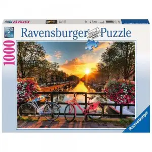 PUZZLE BICICLETE IN AMSTERDAM, 1000 PIESE