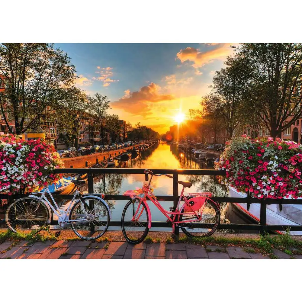 puzzle biciclete in amsterdam, 1000 piese