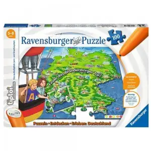 PUZZLE TIPTOI HARTA, 100 PIESE