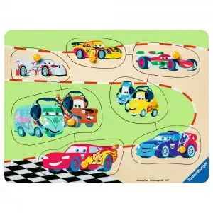 PUZZLE DIN LEMN CARS, 7 PIESE
