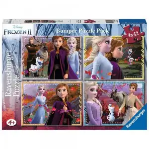 PUZZLE FROZEN II, 4X42 PIESE