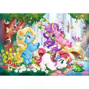 PUZZLE UNICORNI MAGICI, 2X12 PIESE