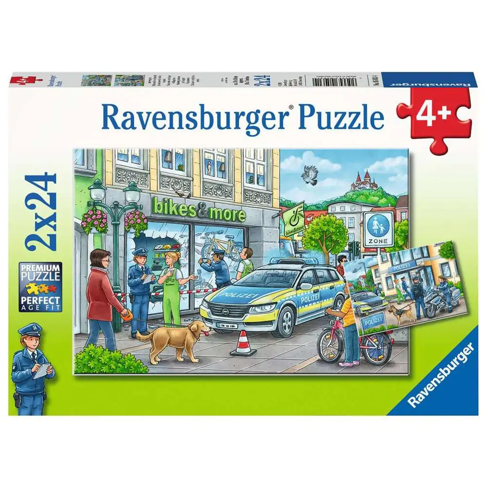 puzzle ancheta politie, 2x24 piese
