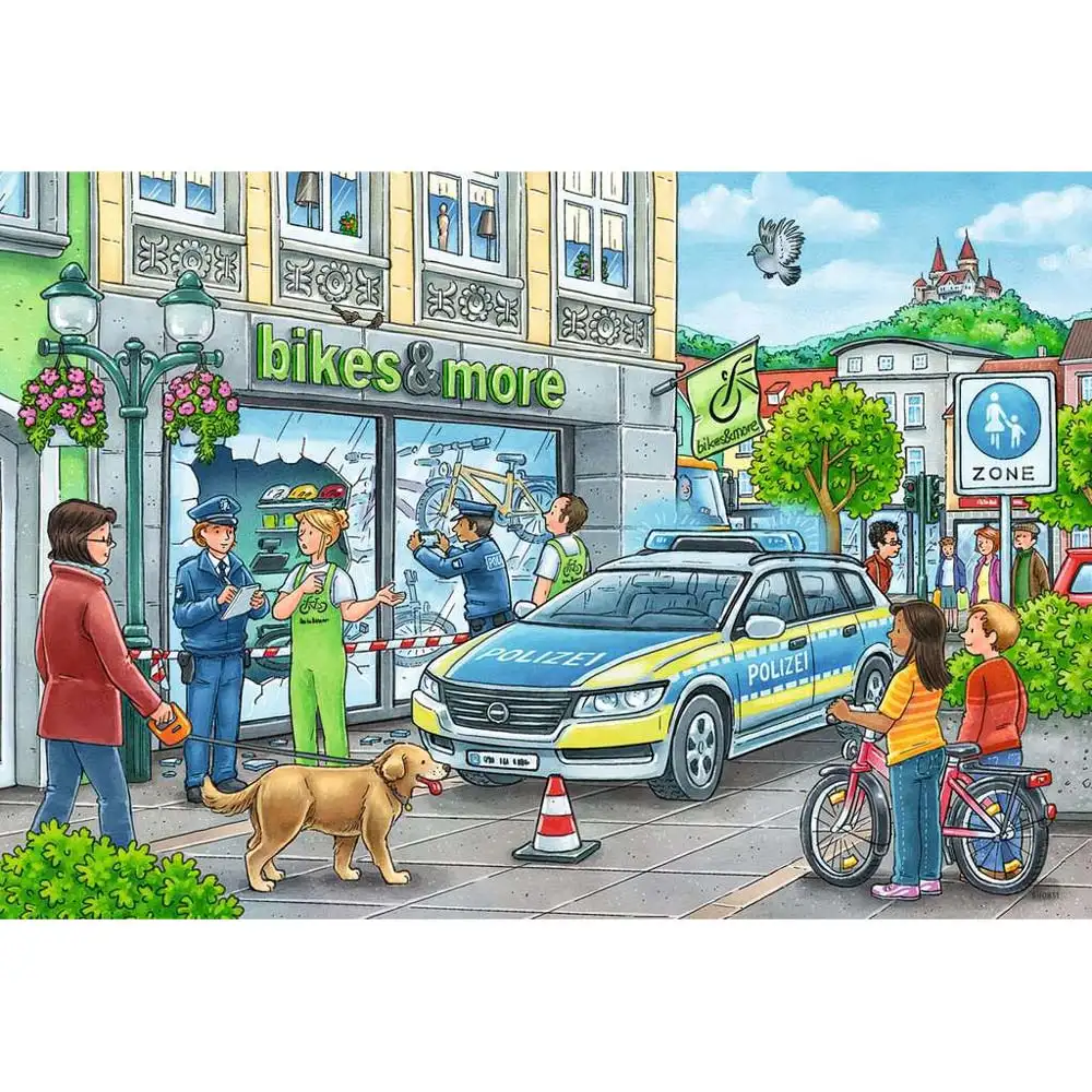 puzzle ancheta politie, 2x24 piese